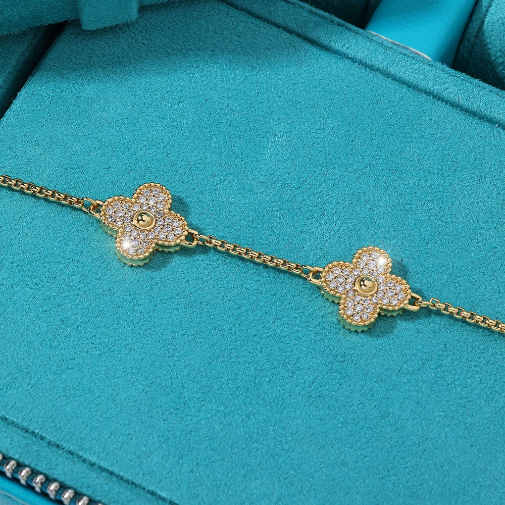 Brazalete VC. doble vista golden full iced 2025