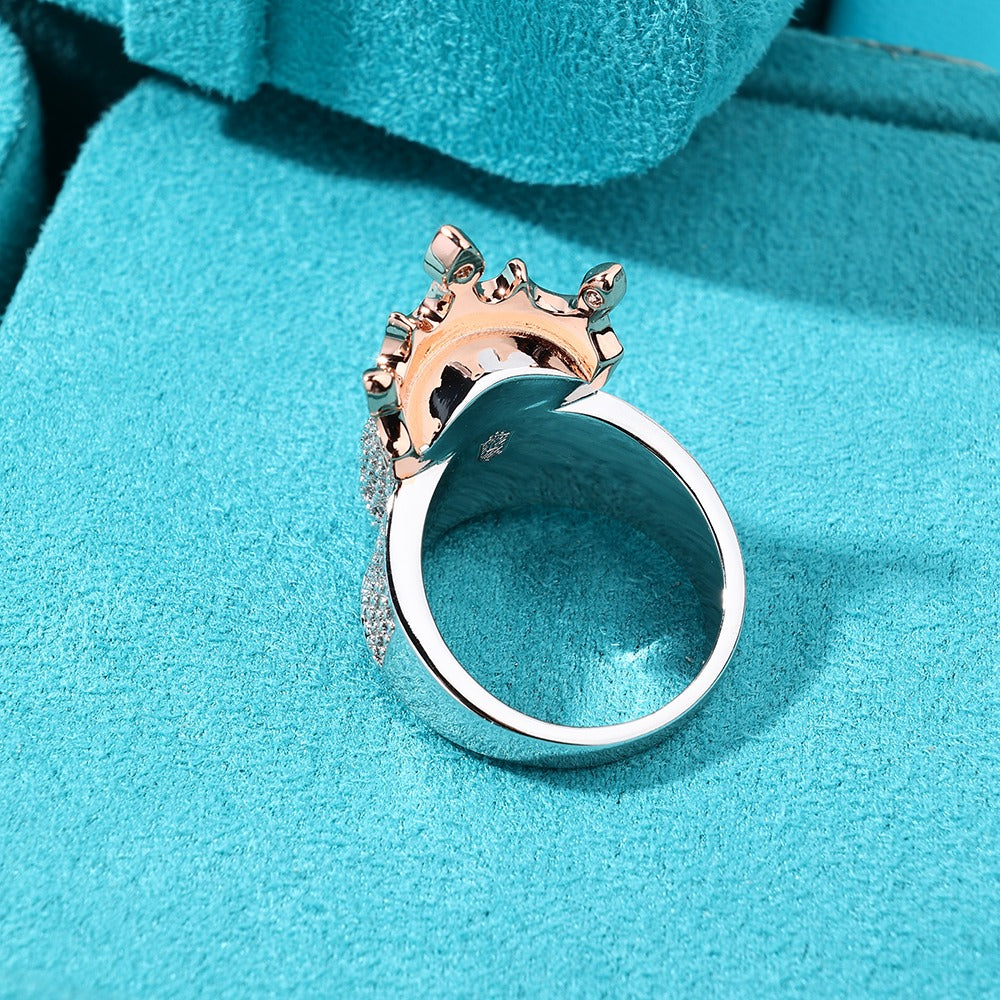 Anillo king skull whitegold 2025
