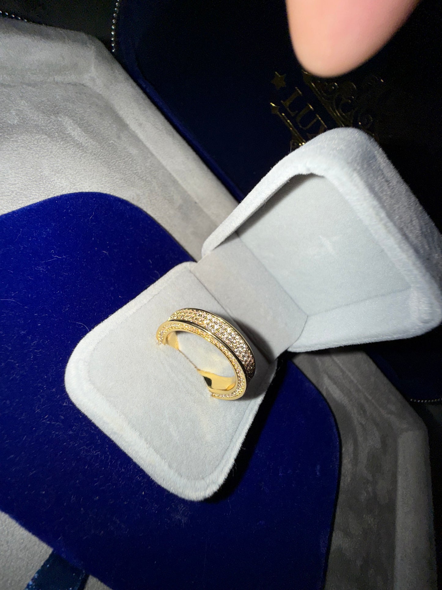 Anillo 5 mm fully iced