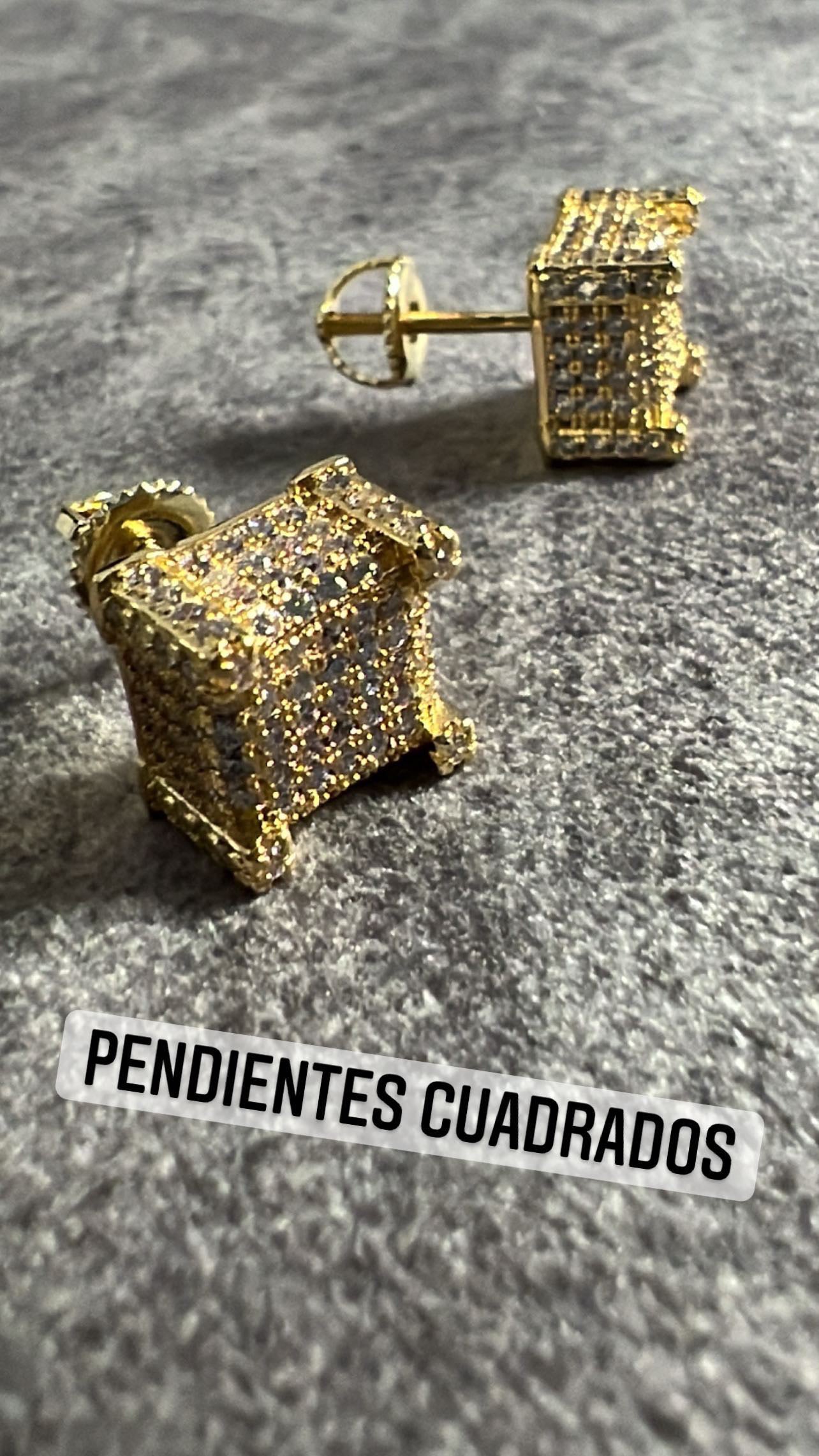 Aretes full iced cúbicos 3D