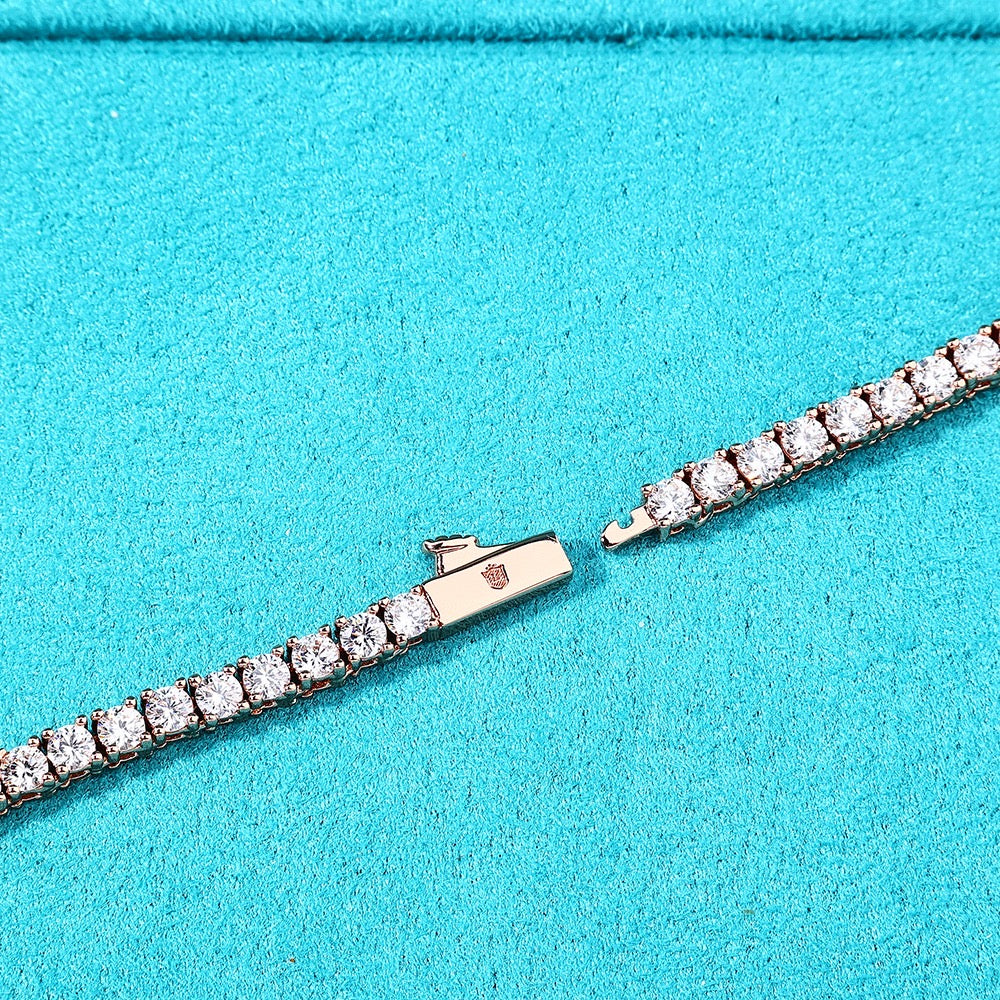 Gargantilla tennis mariposa rose gold 40 cm (colección 2025)
