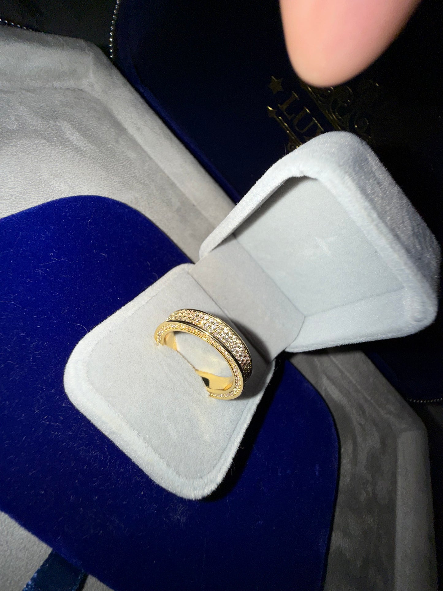 Anillo 5 mm fully iced