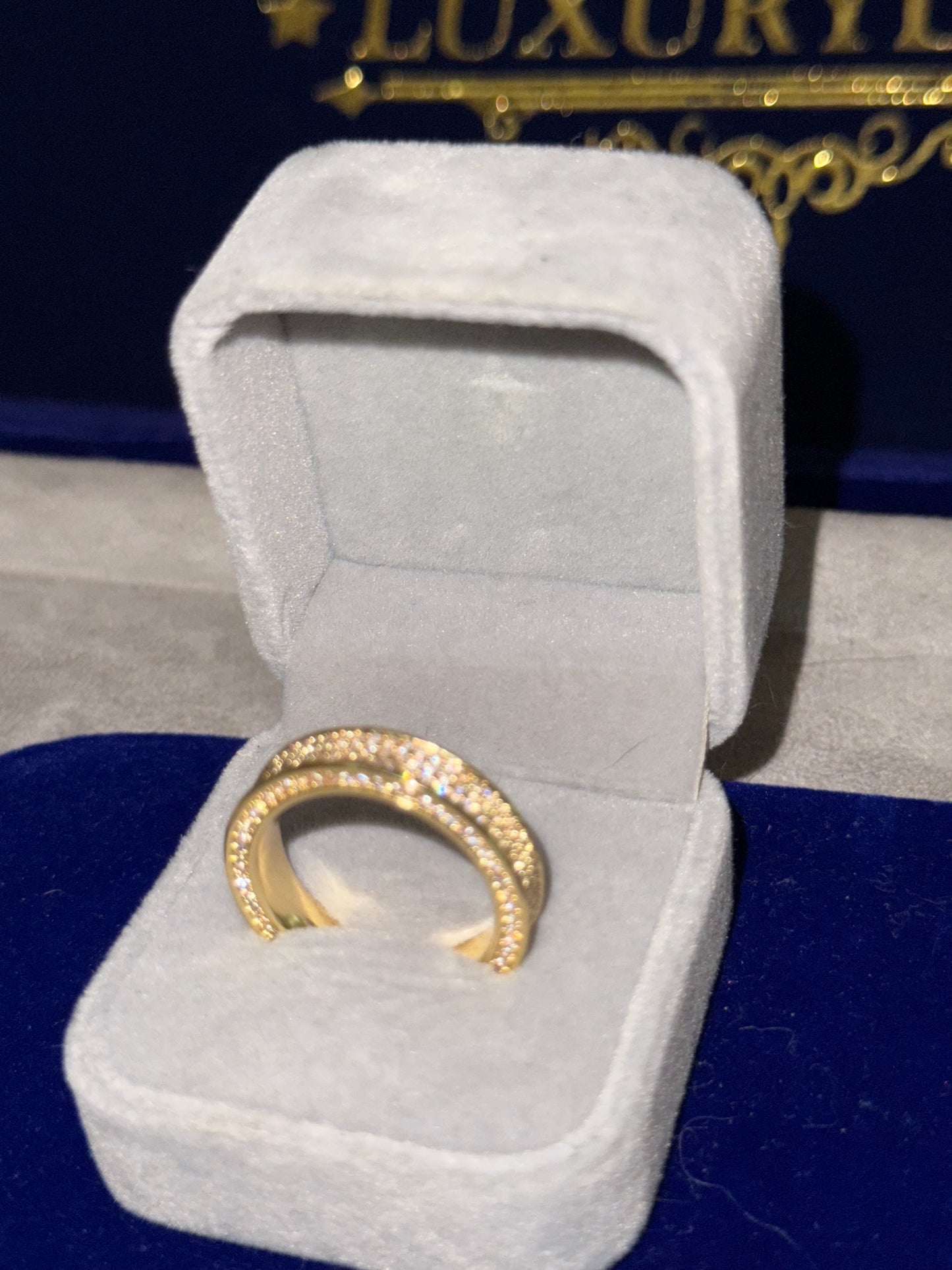 Anillo 5 mm fully iced