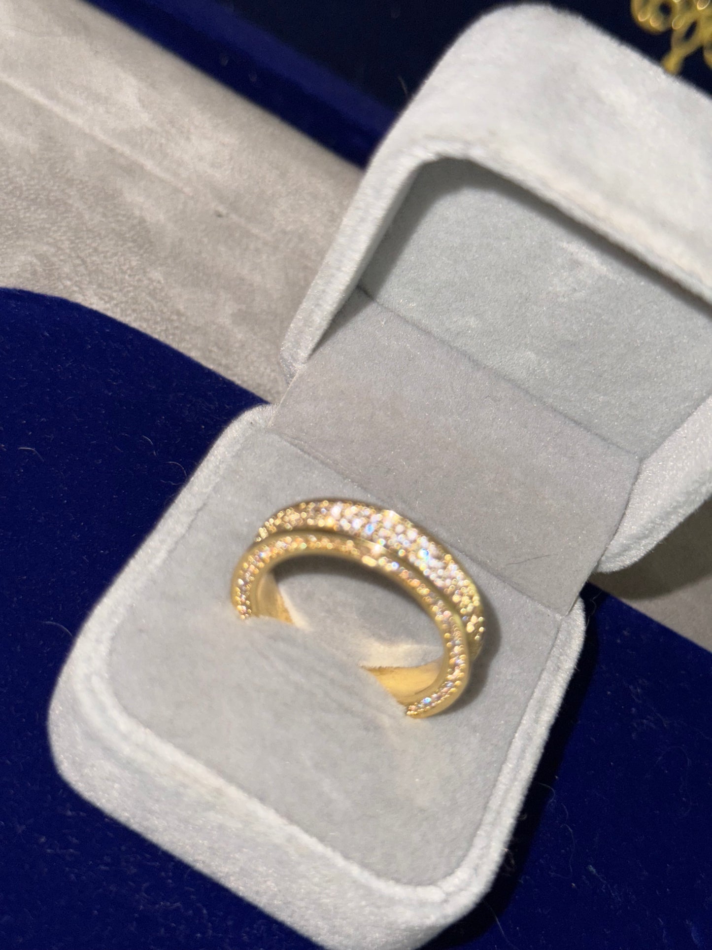 Anillo 5 mm fully iced