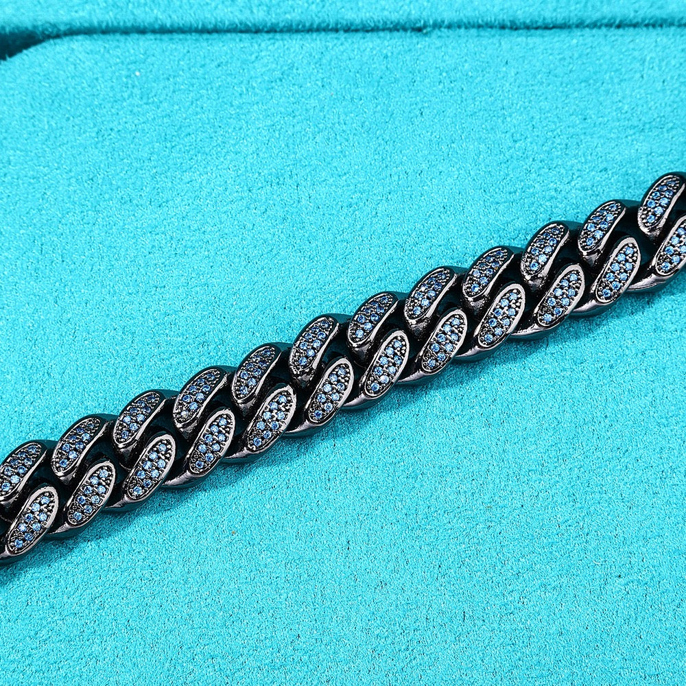 Brazalete blue king gold plated 18 k 22 micras. Colección 2025