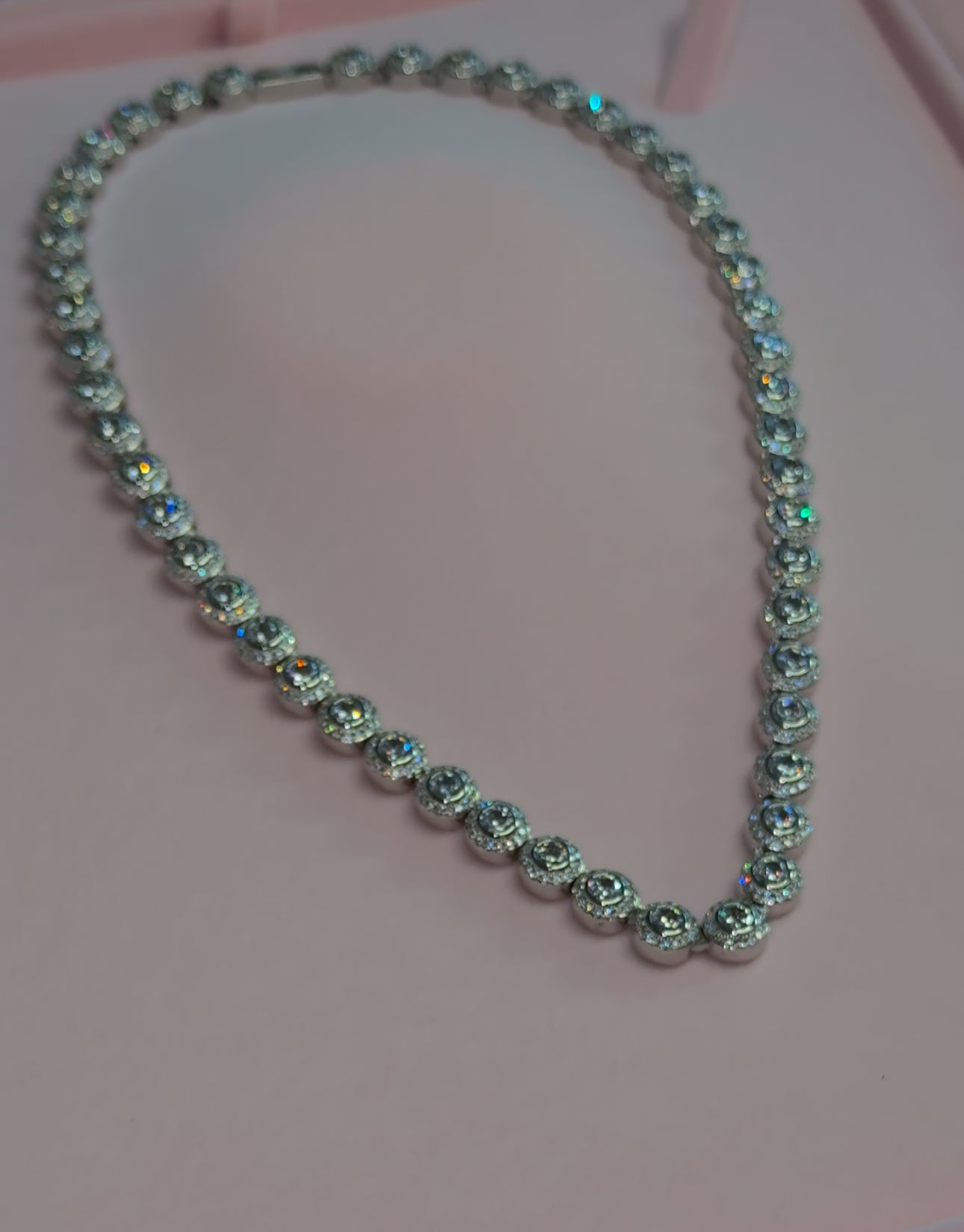 PROMO NAVIDEÑA (combo de anillo big pink heart+ gargantilla circonita cubica (CZ))