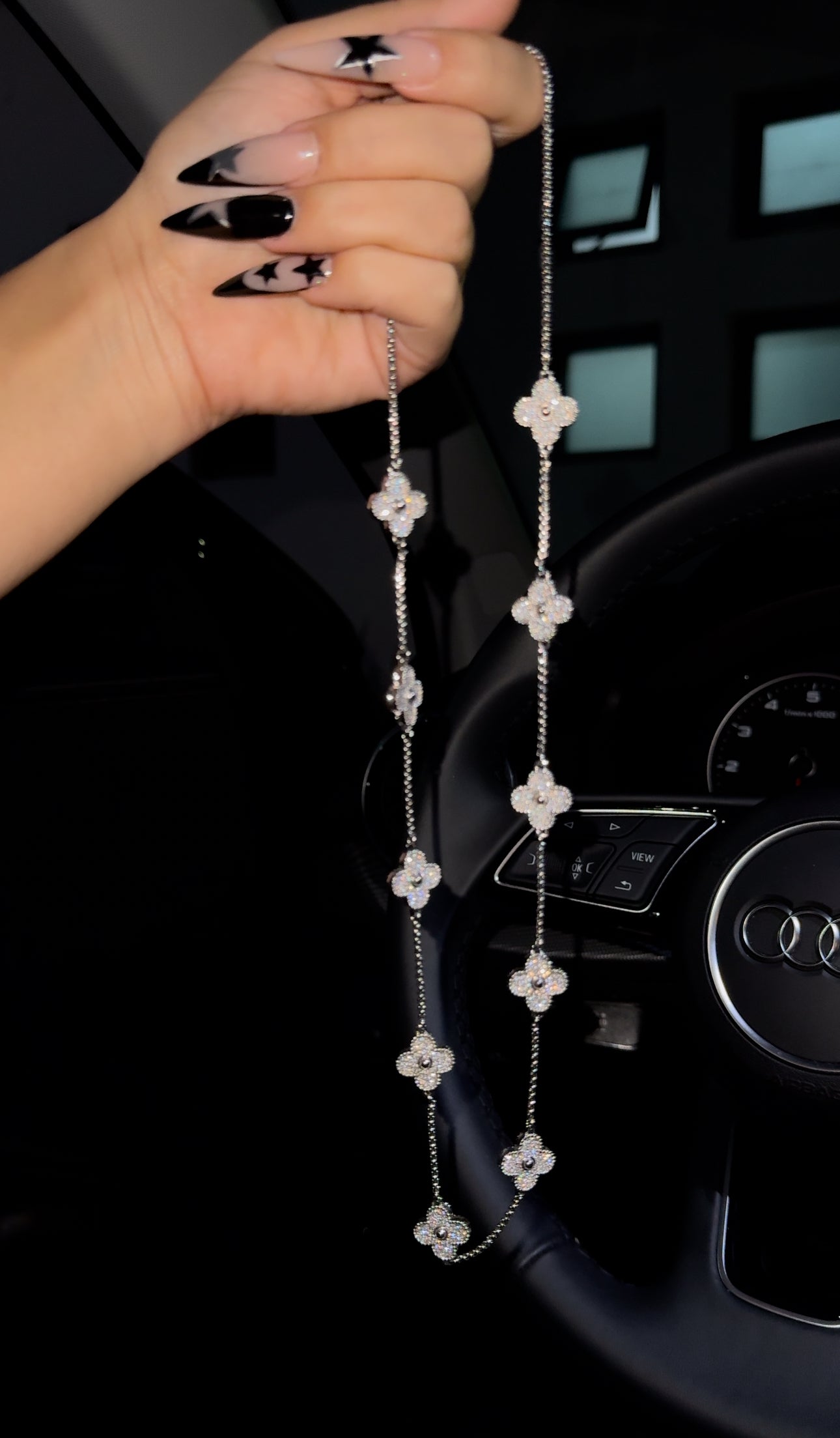 Cadena VC. white gold laminado en oro blanco de 18K