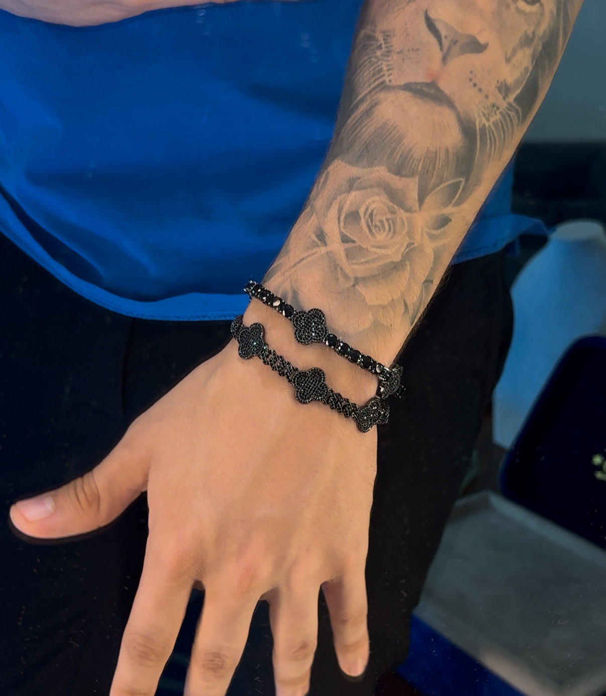 Combo en dúo brazalete VC tennis y VC CUBANO black