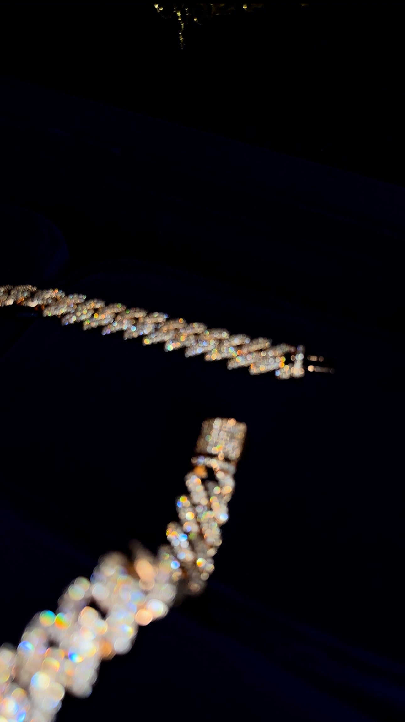 Cadena cuban link 13mm rose gold
