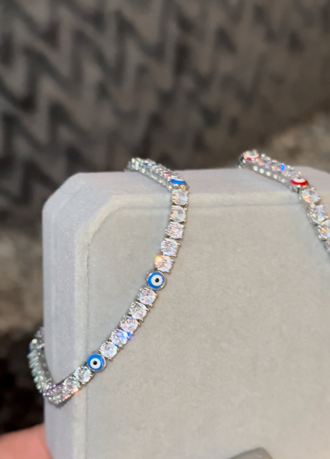 Combo de promo brazaletes ojo turco azul x rojo