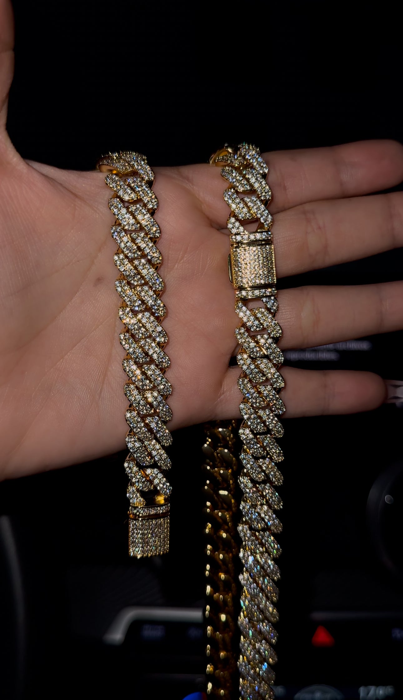 Cadena y brazalete cuban link 13mm