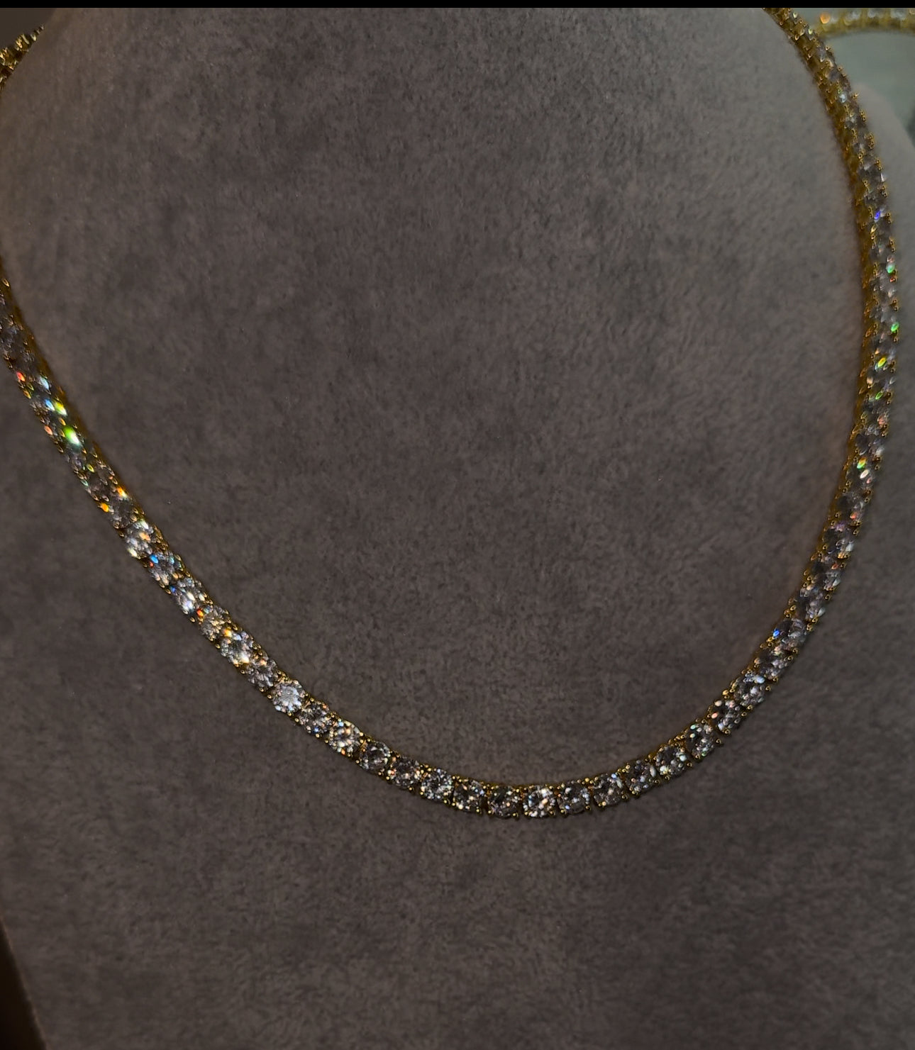 Cadena tennis 5 mm golden