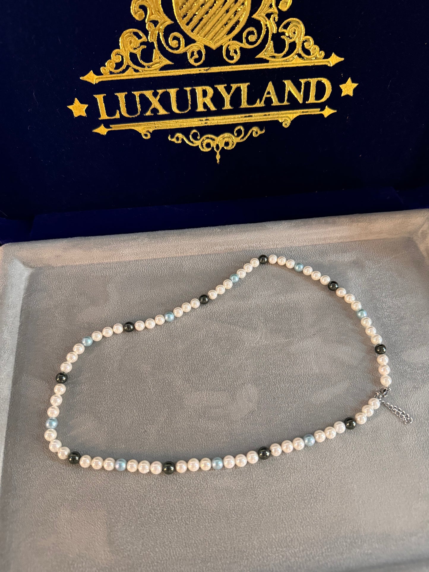 Cadena collar de perlas naturales (promoción por tiempo limitado) va