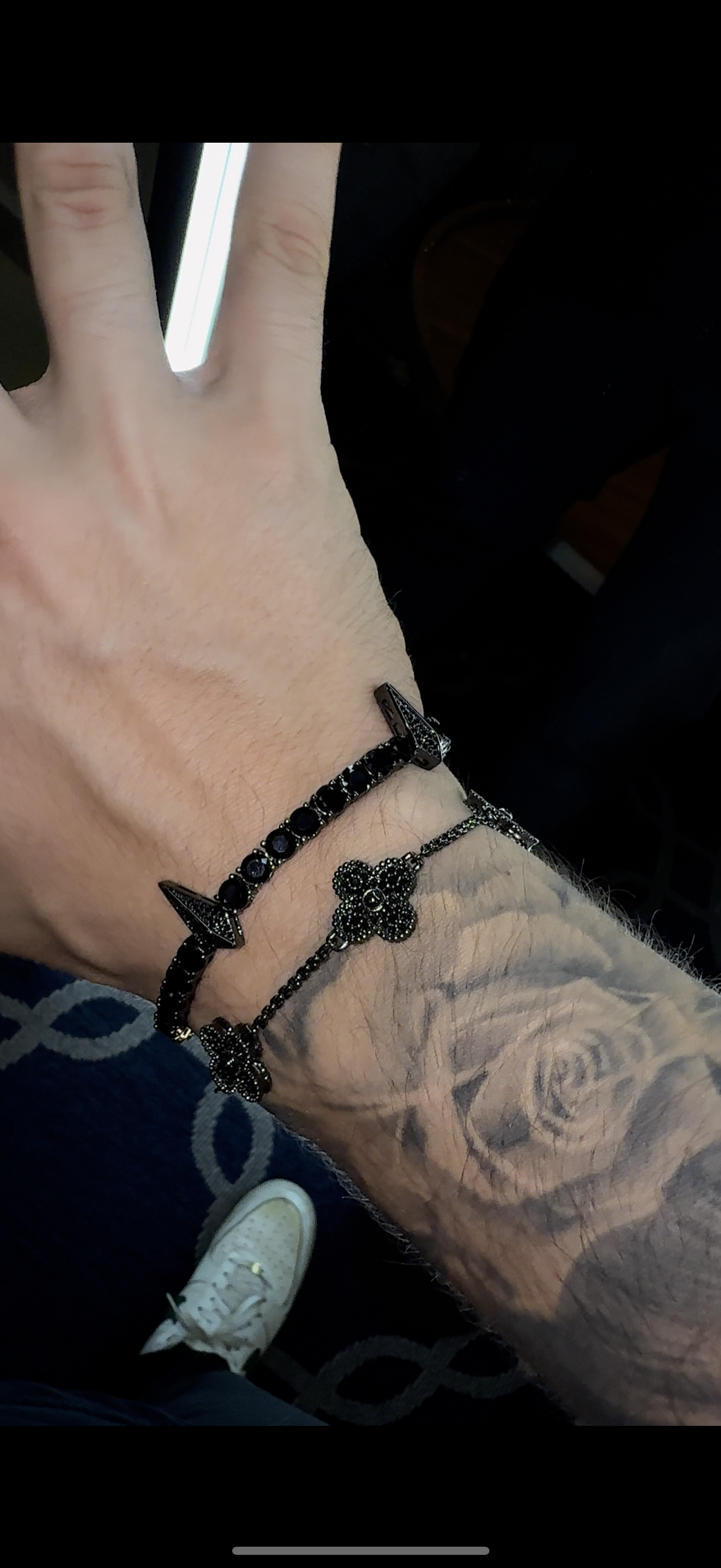 Combo en pareja brazalete wakanda black y VC full black