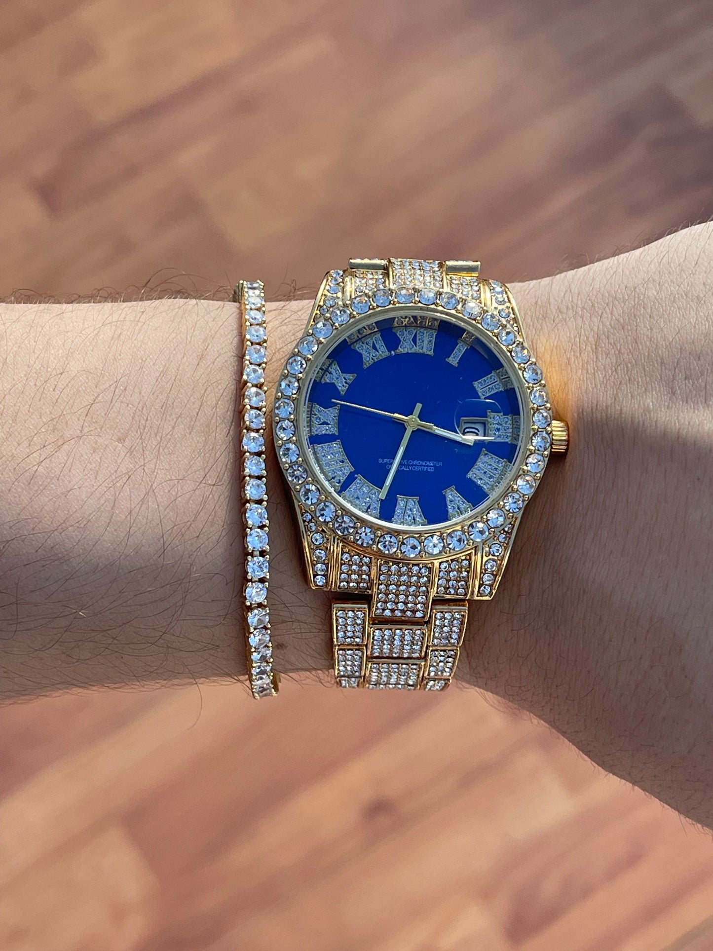 Promoción de cadena de mano tennis y reloj (por tiempo limitado)