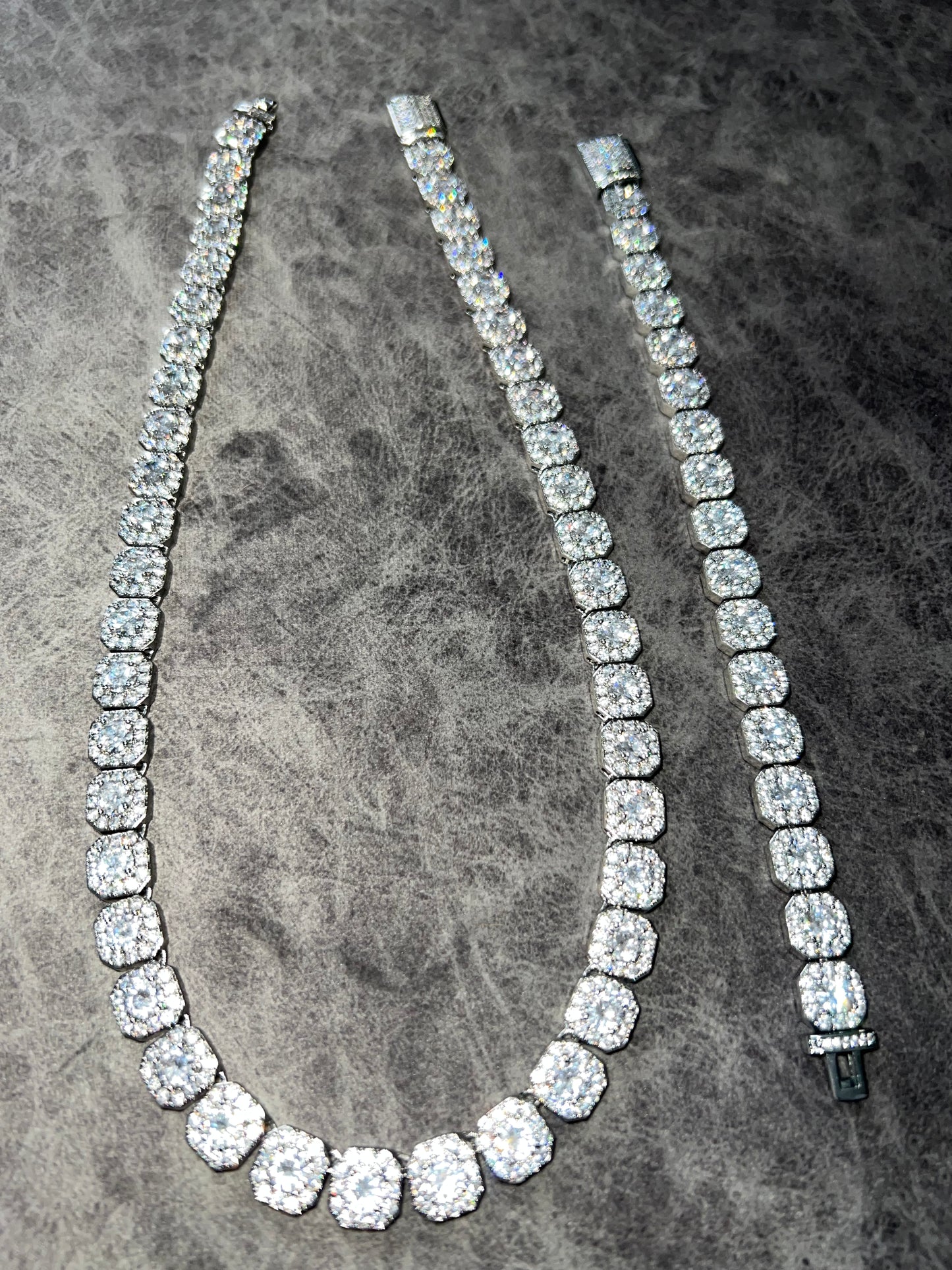 Conjunto Cluster (Cadena y brazalete 10 mm)