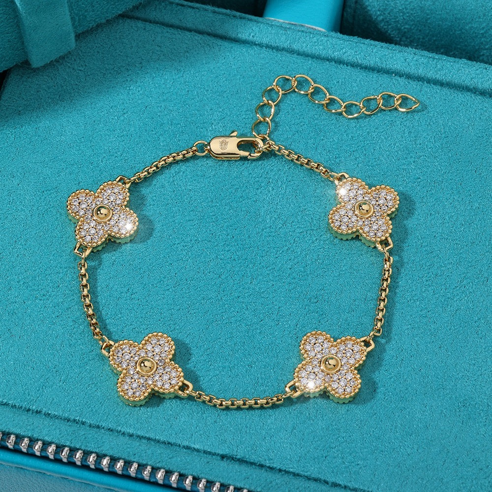 Brazalete VC. doble vista  golden full iced 2025