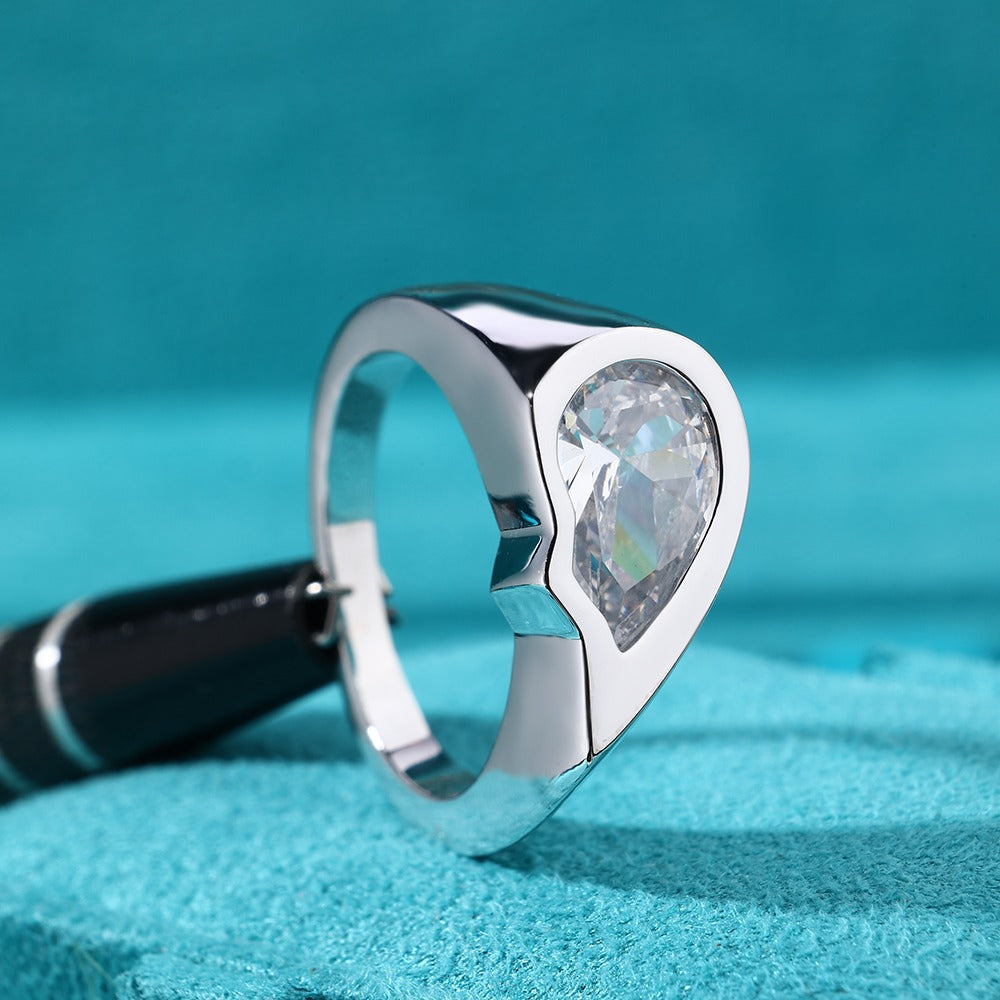 Anillo doble corazón para pareja 2025