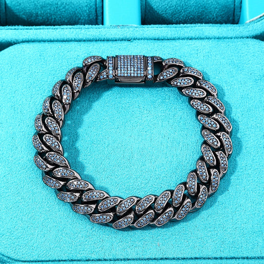 Brazalete blue king gold plated 18 k 22 micras. Colección 2025