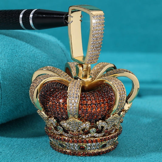 Dije de corona (EXCLUSIVE MODEL) golden plated 18k