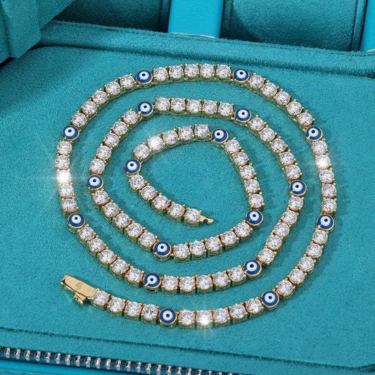 Cadena tennis 4 mm ojo turco 2025