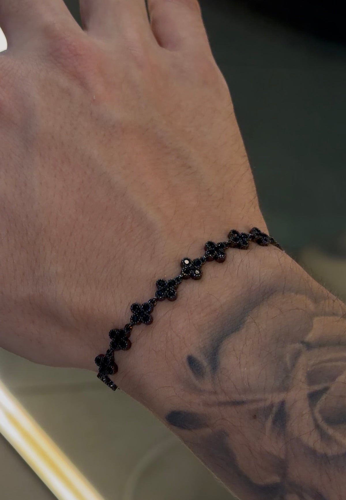 Mini VC black brazalete Fully iced out