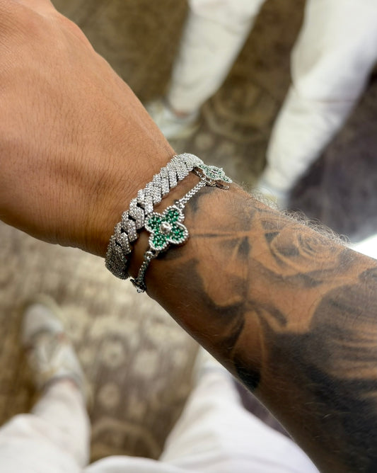 Combo en lar promo especial VC WHITE AND GREEN Y CUBAN PRONG 8 MM