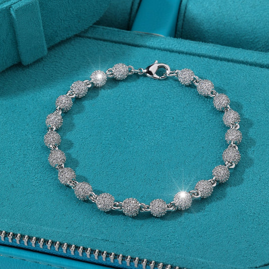 Brazalete soft bubble whitegold box clasp 18k 2025
