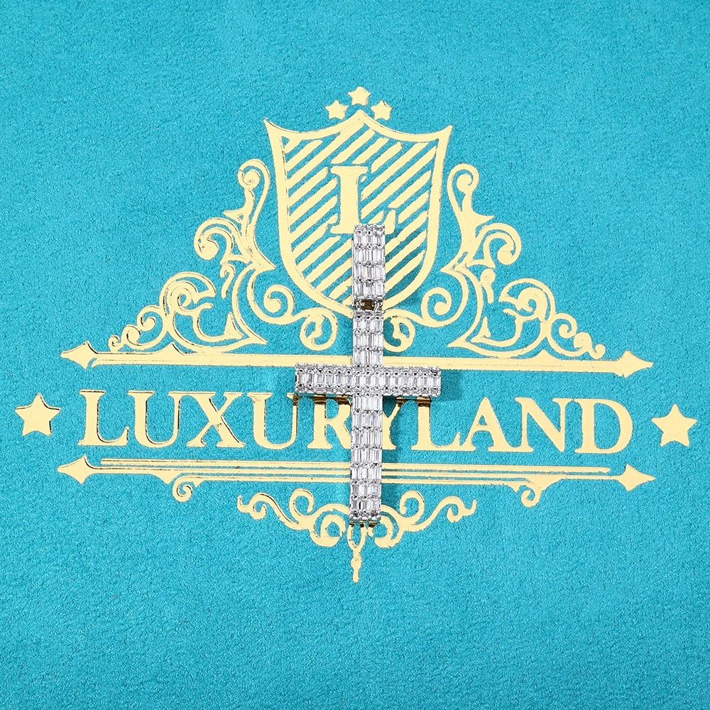 Dije de cruz baguette square córners 2026