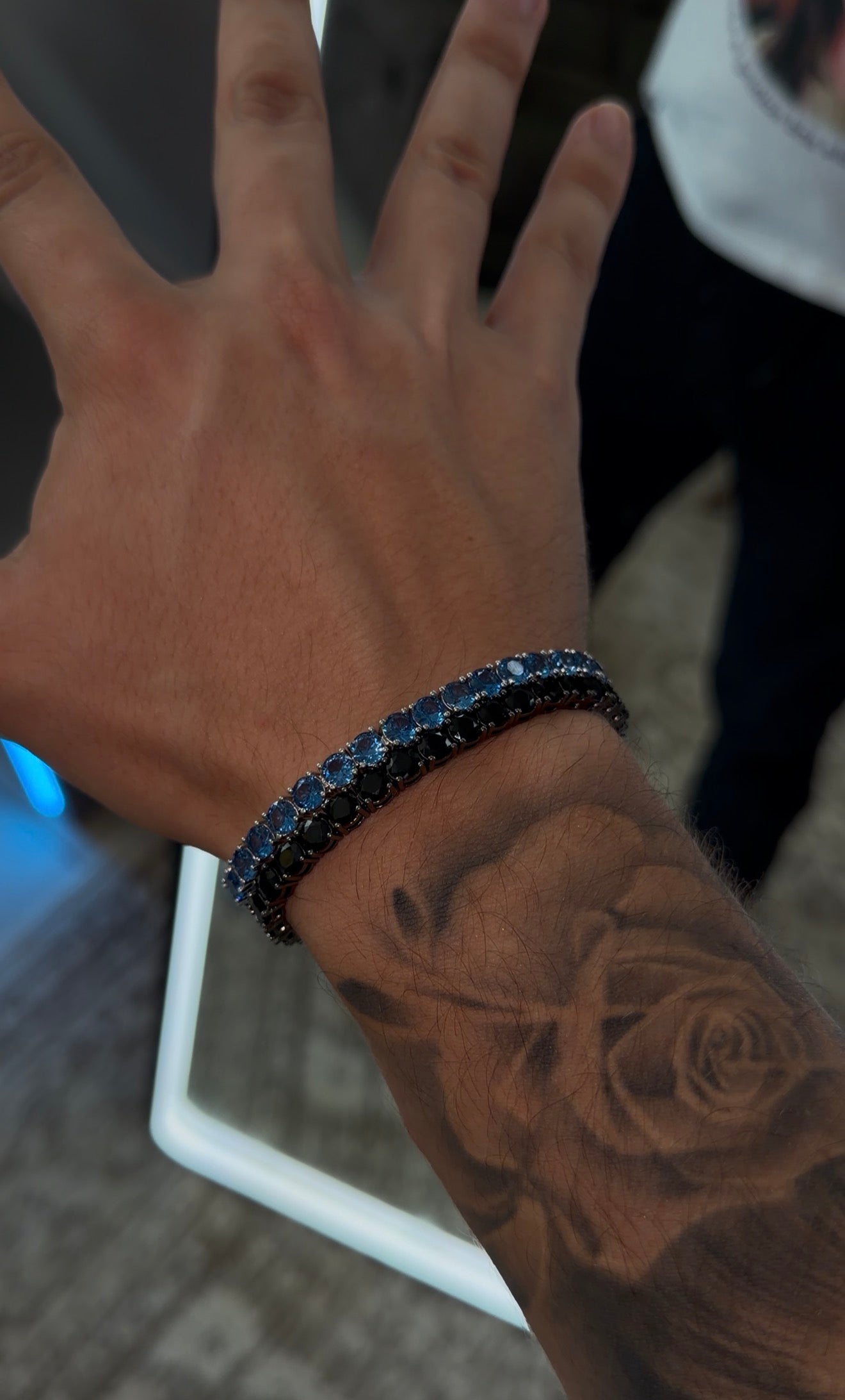 Combo tennis Blue and black 5 mm