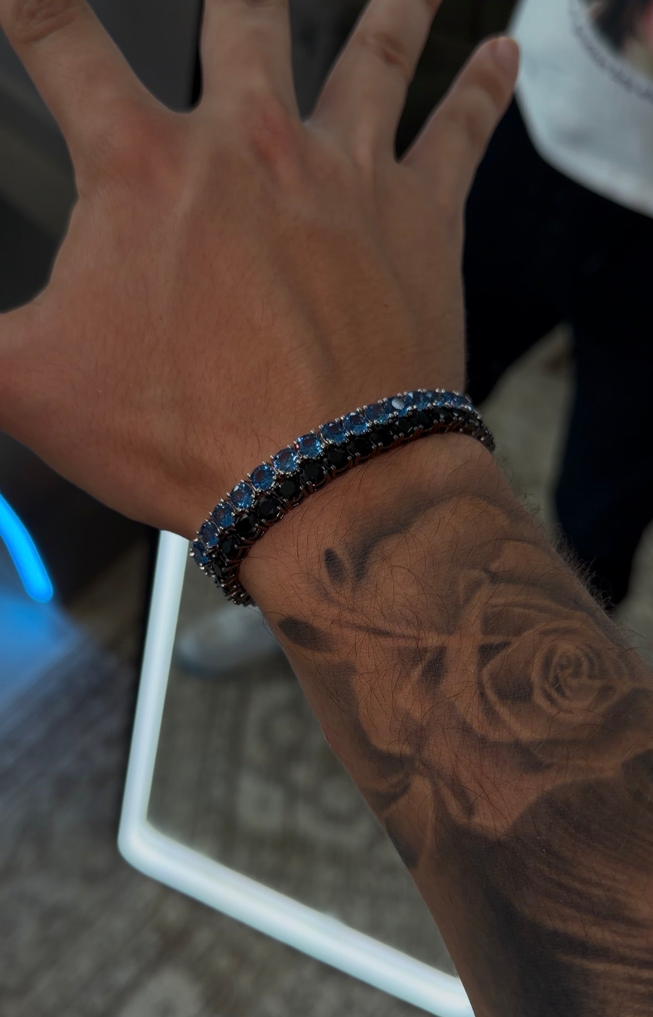 Combo tennis Blue and black 5 mm