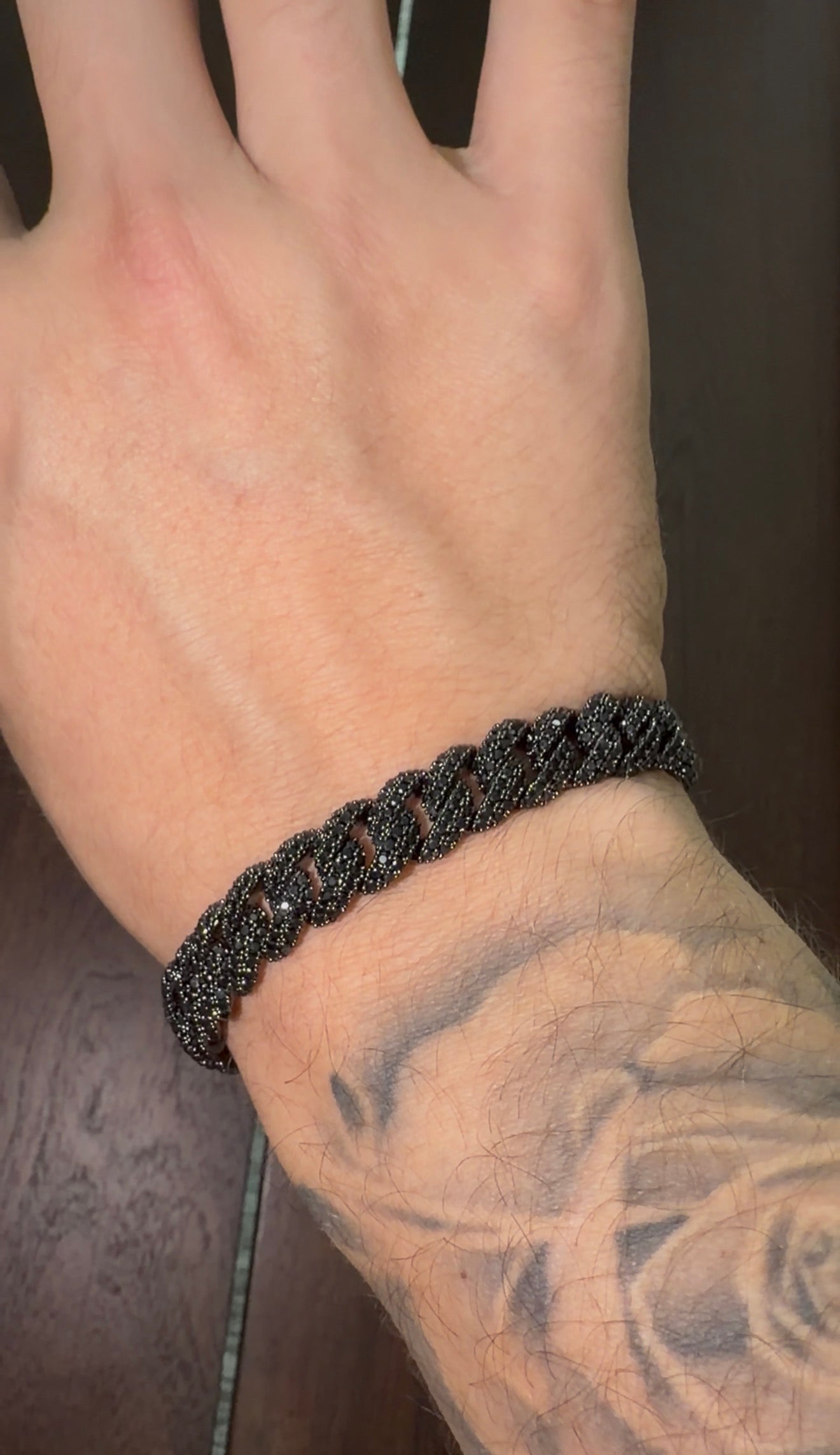 Brazalete 10 mm Miami link black