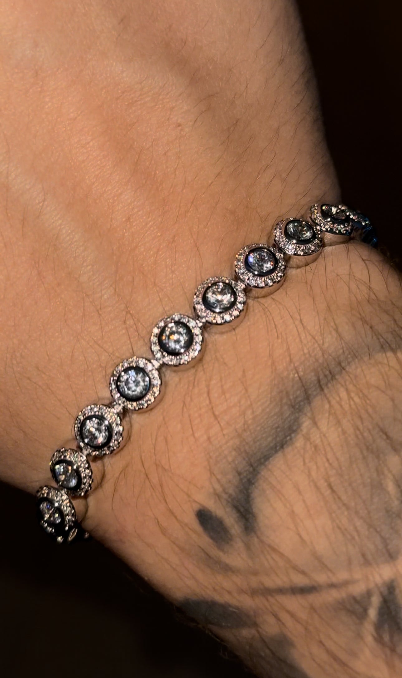 Brazalete swarovski whitegold