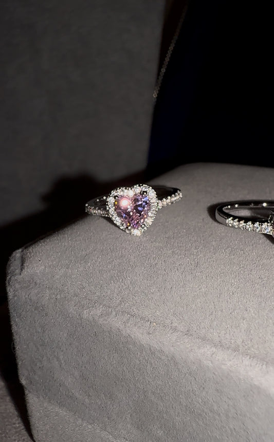 Anillo para dama de corazón (diferentes modelos)