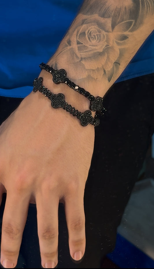 Combo en dúo brazalete VC tennis y VC CUBANO black