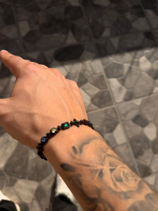 Black Color gemstones bracelet