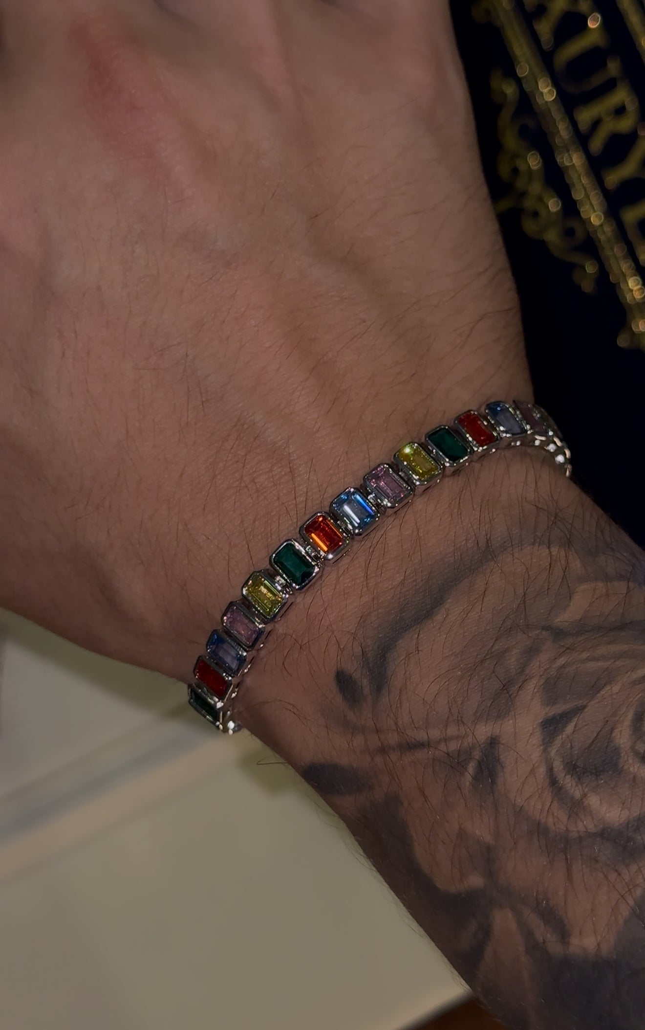 Brazalete tennis gems colors