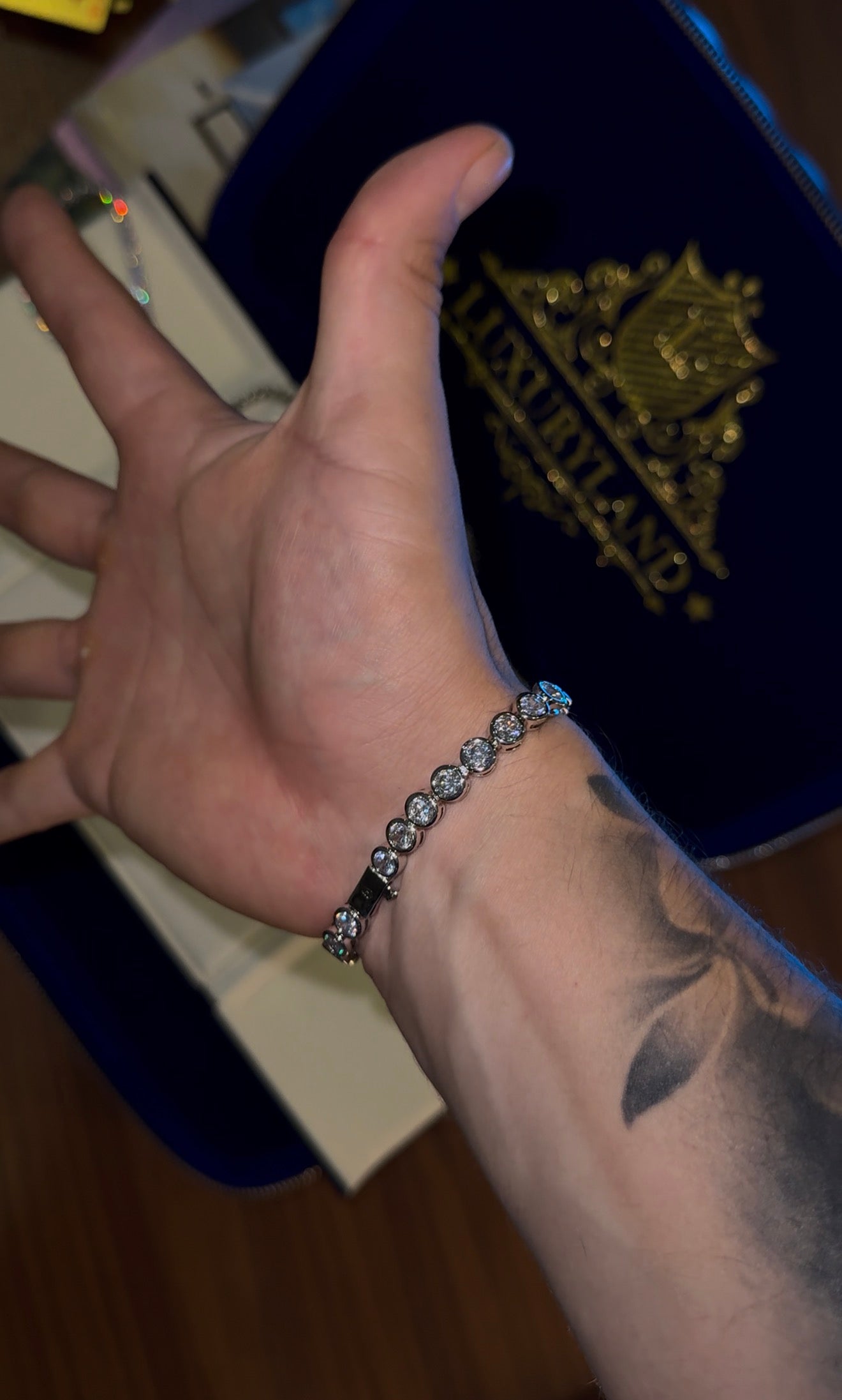 Brazalete esphere whitegold tennis