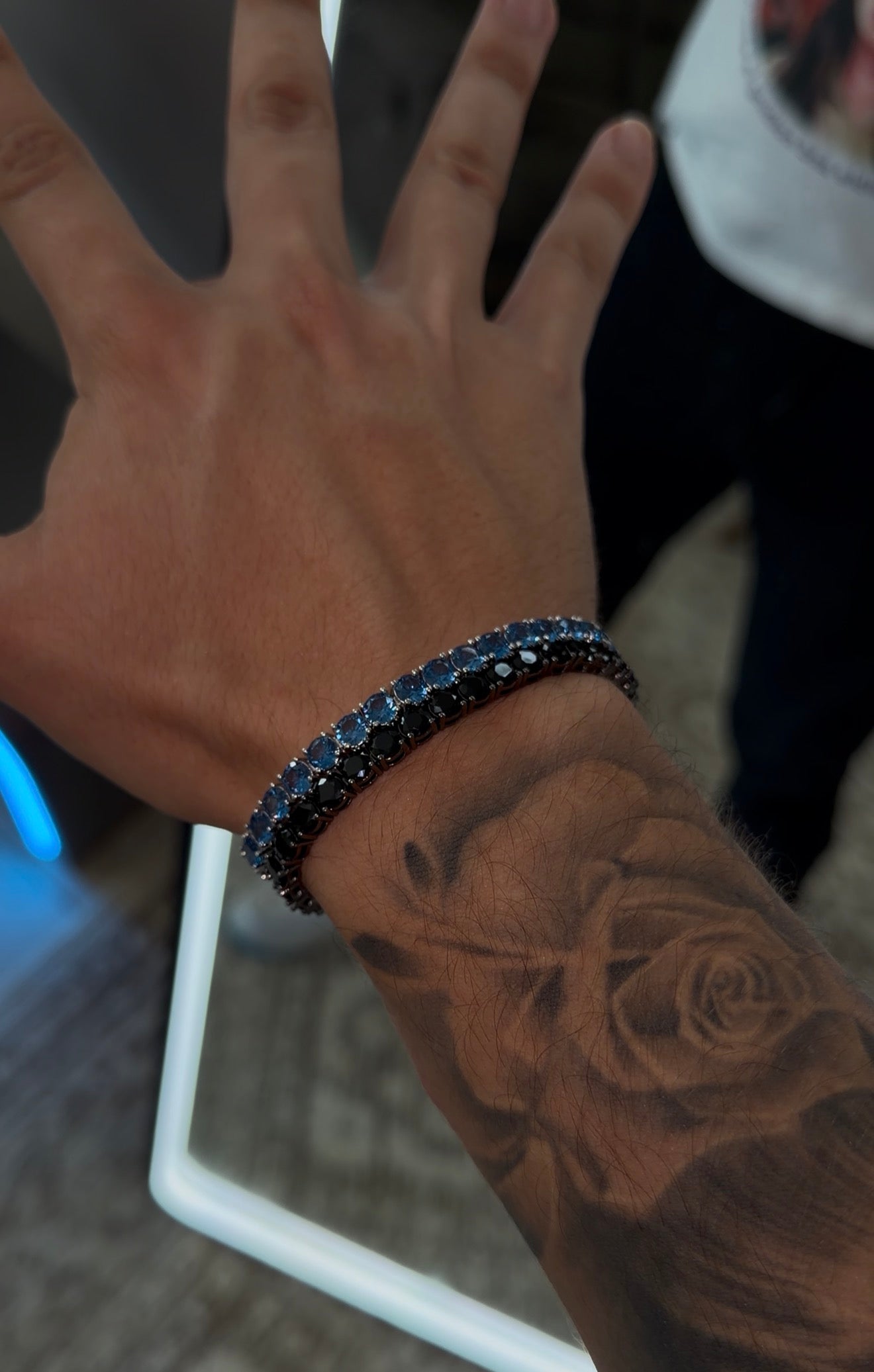 Combo tennis Blue and black 5 mm