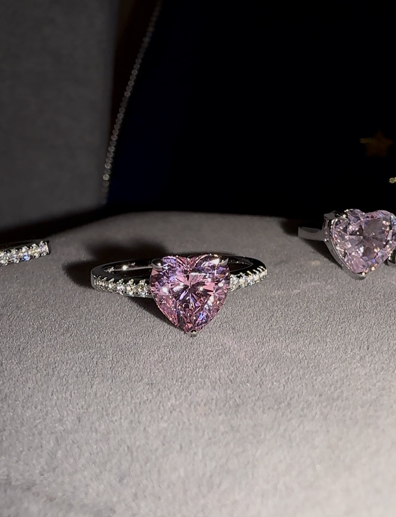 Anillo para dama de corazón (diferentes modelos)