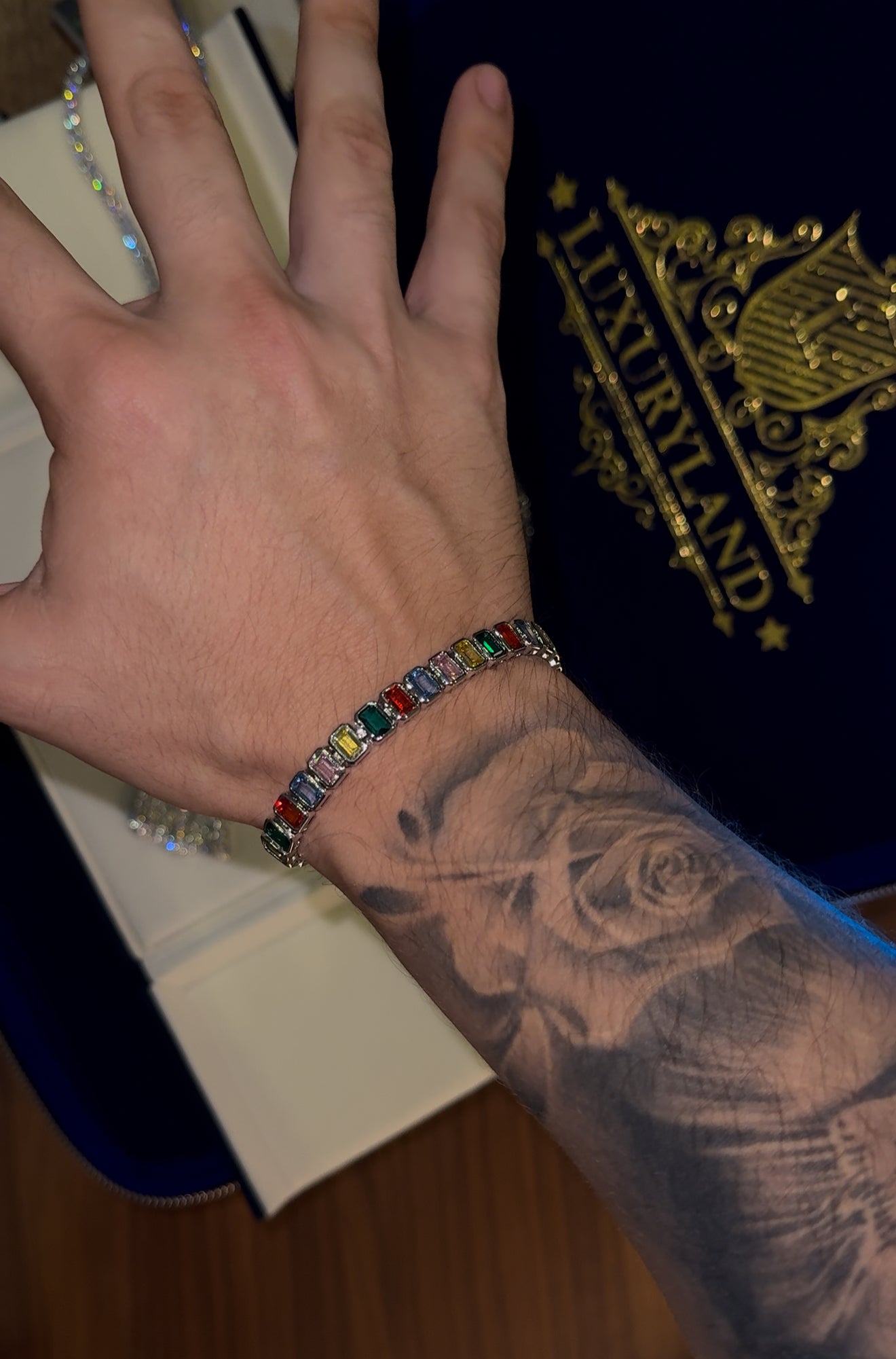 Brazalete tennis gems colors