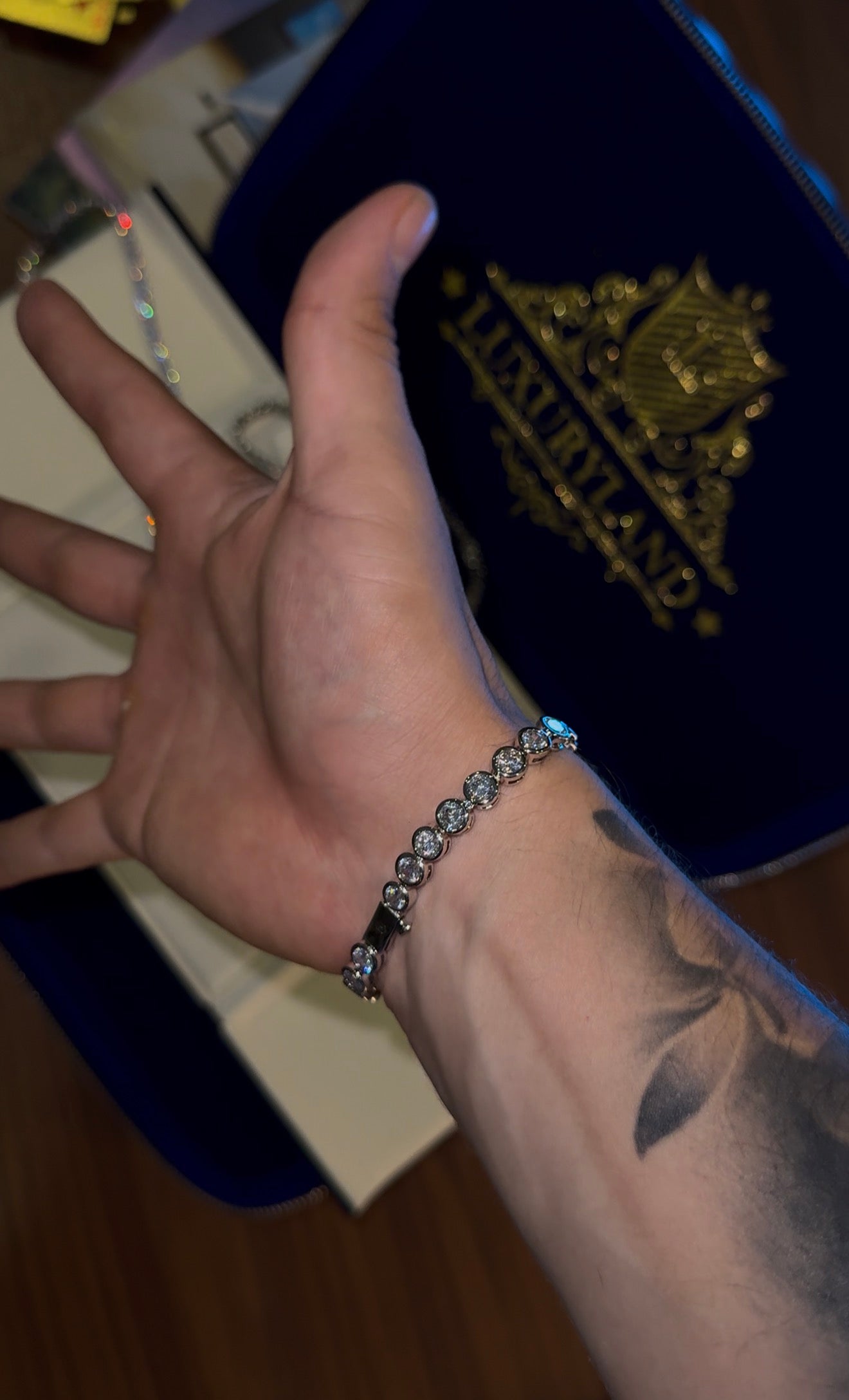 Brazalete esphere whitegold tennis