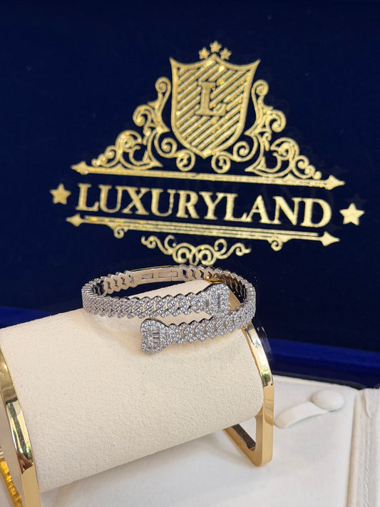 Brazalete TIFF x hearts full iced DAMA