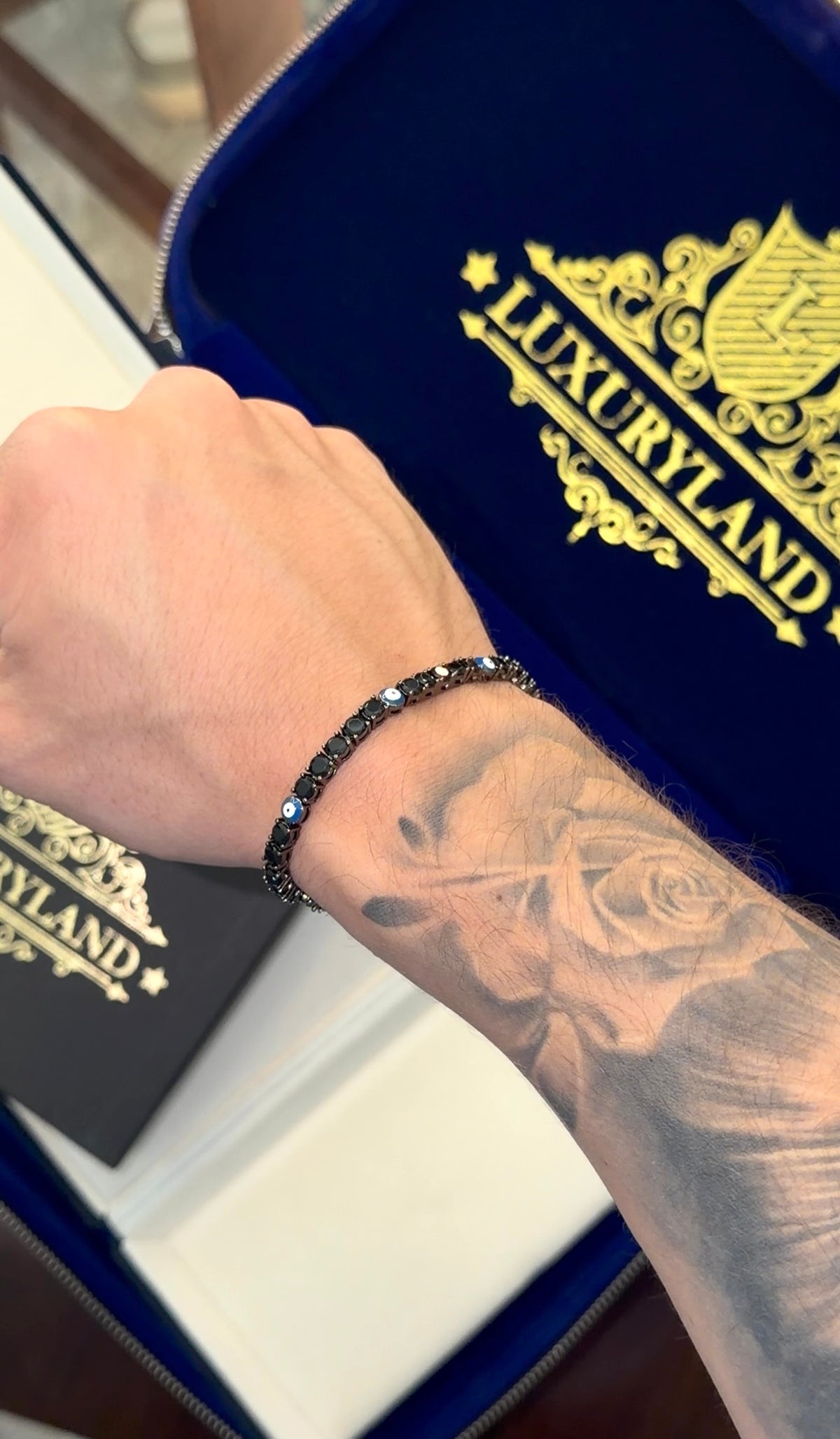 Brazalete ojo turco black